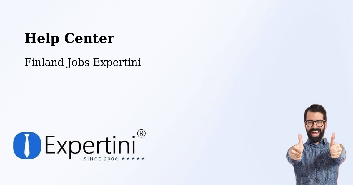 Help Center - Finland Jobs Expertini